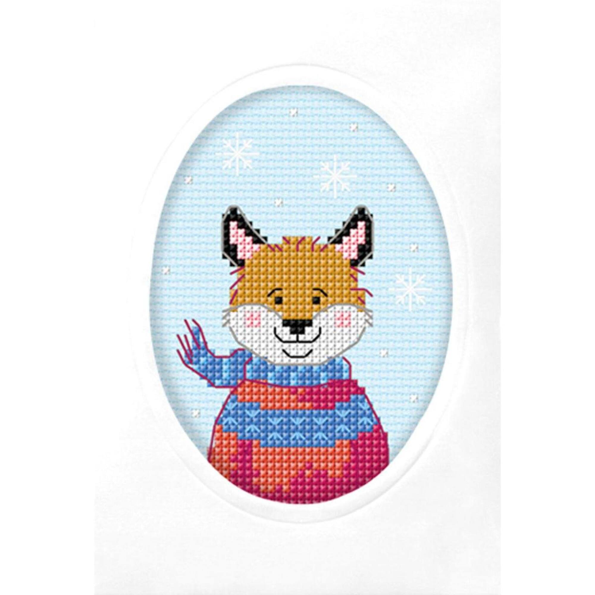 Orchidea Fox Counted Cross Stitch Kit